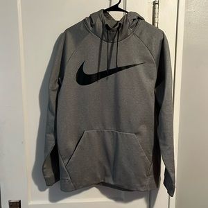 Men’s grey Nike hoodie (size large)